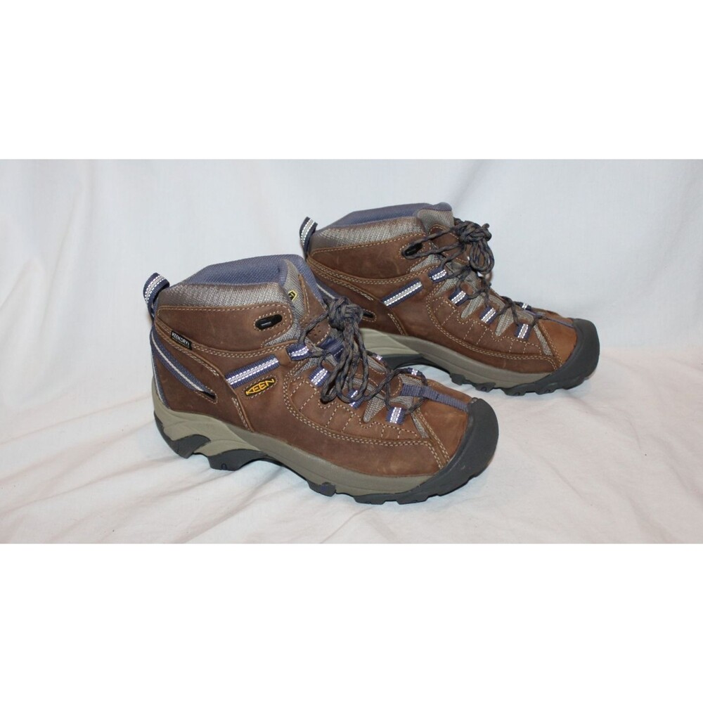 KEEN Targhee II Women's Waterproof Trail Hiking Shoes Sneakers Brown sz 8